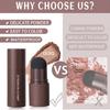 1 Set Contouring Duo: Eyebrow Powder + Hairline Filler – Buildable Color for Natural-Looking Makeup Application