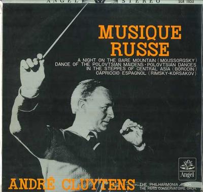 LP Record ANDRE CLUYTENS - Collection of Russian Music Masterp SCA1053 ANGEL Japan Classical Used