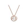 Generation Pendant White, Rose Gold Tone Plated Necklace Women's 5636513