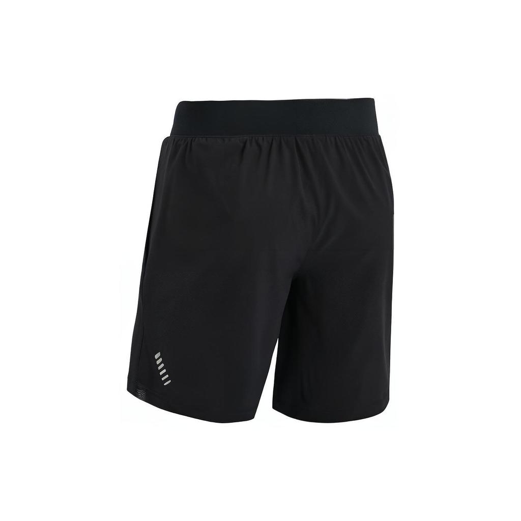 Under Armour Solid Print Small Logo Straight Shorts Men Bottoms Black 1370999-002