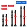 45/60/80mm F/V Valve Nipples Anodized Tubeless Tire Valves   Bicycle Tubeless Rim