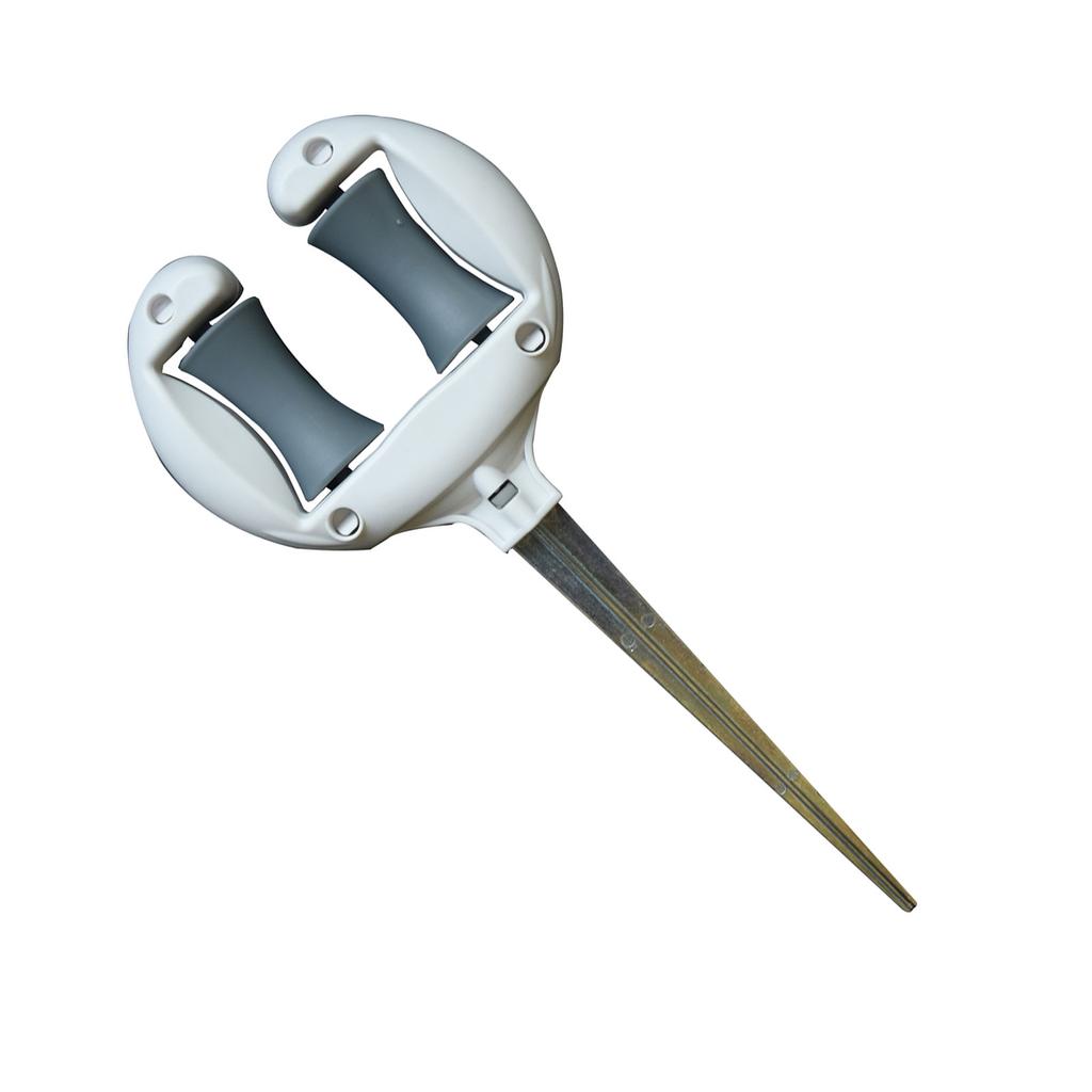 Trädgårdsslang Guide Spik Rostfri Metallpåle Vattenrör Positioneringshållare Rulle Utomhus Gård Trädgårdsarbete Bevattningsverktyg