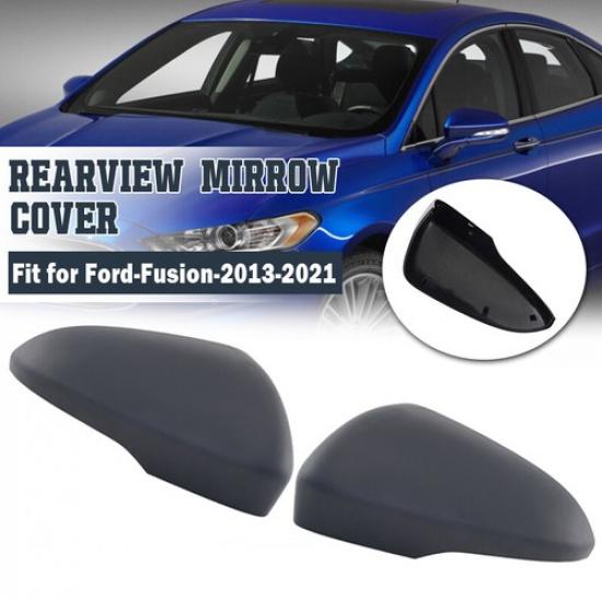 1 пара крышек боковых зеркал заднего вида, корпус, загрунтованный для Ford Fusion 2013-2021