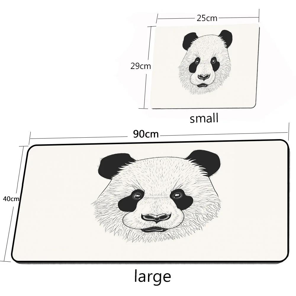 Animal Panda Kawaii Mouse Pad Xxl Gamer Laptop PC Gaming Accessories Office Home Keyboard Carpet Pad Gaming Mouse Pad  Desk Mat