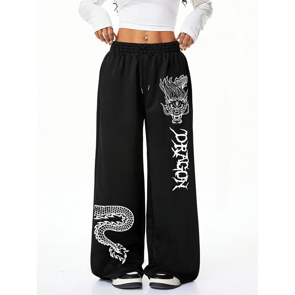 High Street Hip Hop Trend Casual Pants Men's Summer New Loose Niche Straight Versatile Long Pants