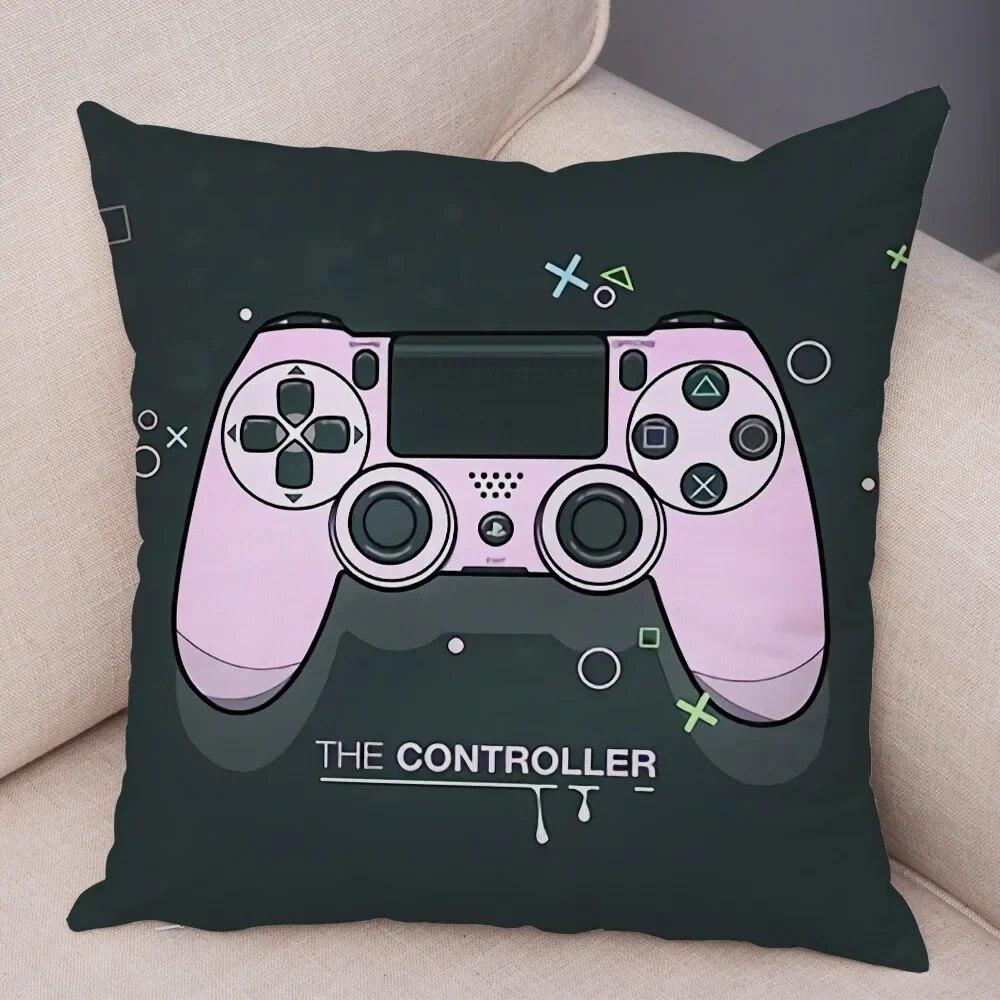 Game Room Decoration  Player Dazzle Handle Series Pillowcase Home  Boy's  Bedroom  Cushion Cover