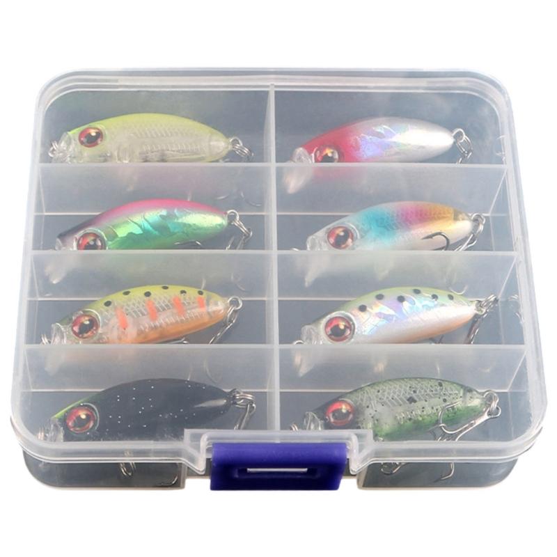 

Colored Artificial Lures Features Double Hook and Slow Sinking Properties for Enhancing Fish Attraction 1