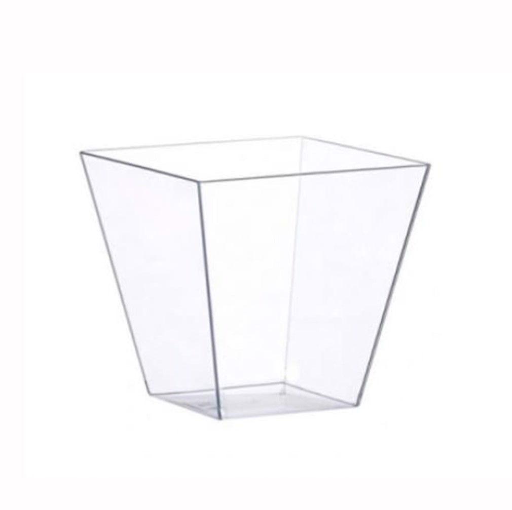 Kubek Fingerfood Pojemnik Deserowy Pucharek Piramida 120Ml 6X6Cm 50Szt