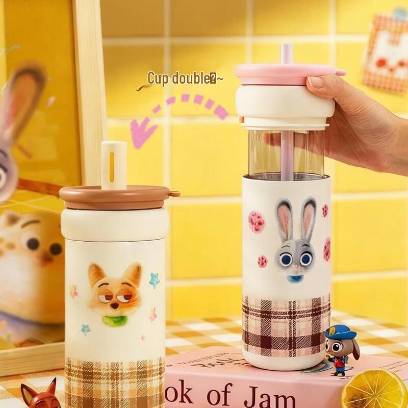 Disney Zootopia Insulated Straw Bottle 530ml
