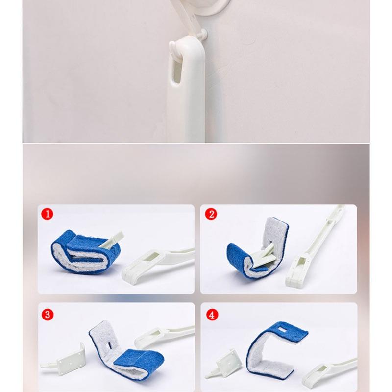 Perie de toaletă nouă nelavabilă, perie de toaletă pentru curățarea gospodăriei, perie cu peri moi fără colțuri moarte, perie pentru scaunul de toaletă