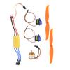A2212 2200KV Brushless Motor 30A ESC SG90 9G Micro Servo 6035 Propeller for RC Plane(2200KV Motor 6035 Propeller 9G