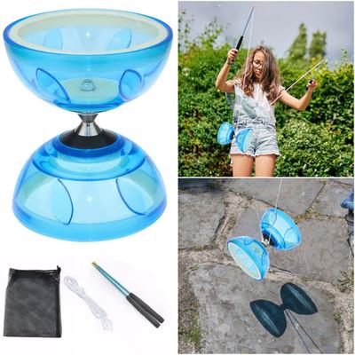 Spin Diabolo Set Diabolo Yoyo with 2 Diabolo Sticks String and Net Bag Juggling Diabolo for All Ages and Acrobatic Performances