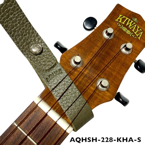 AQUBE Hau'oli AQHSH-228-KHA-S Ukulele Head Strap (Hau'oli Khaki, Made in Japan)