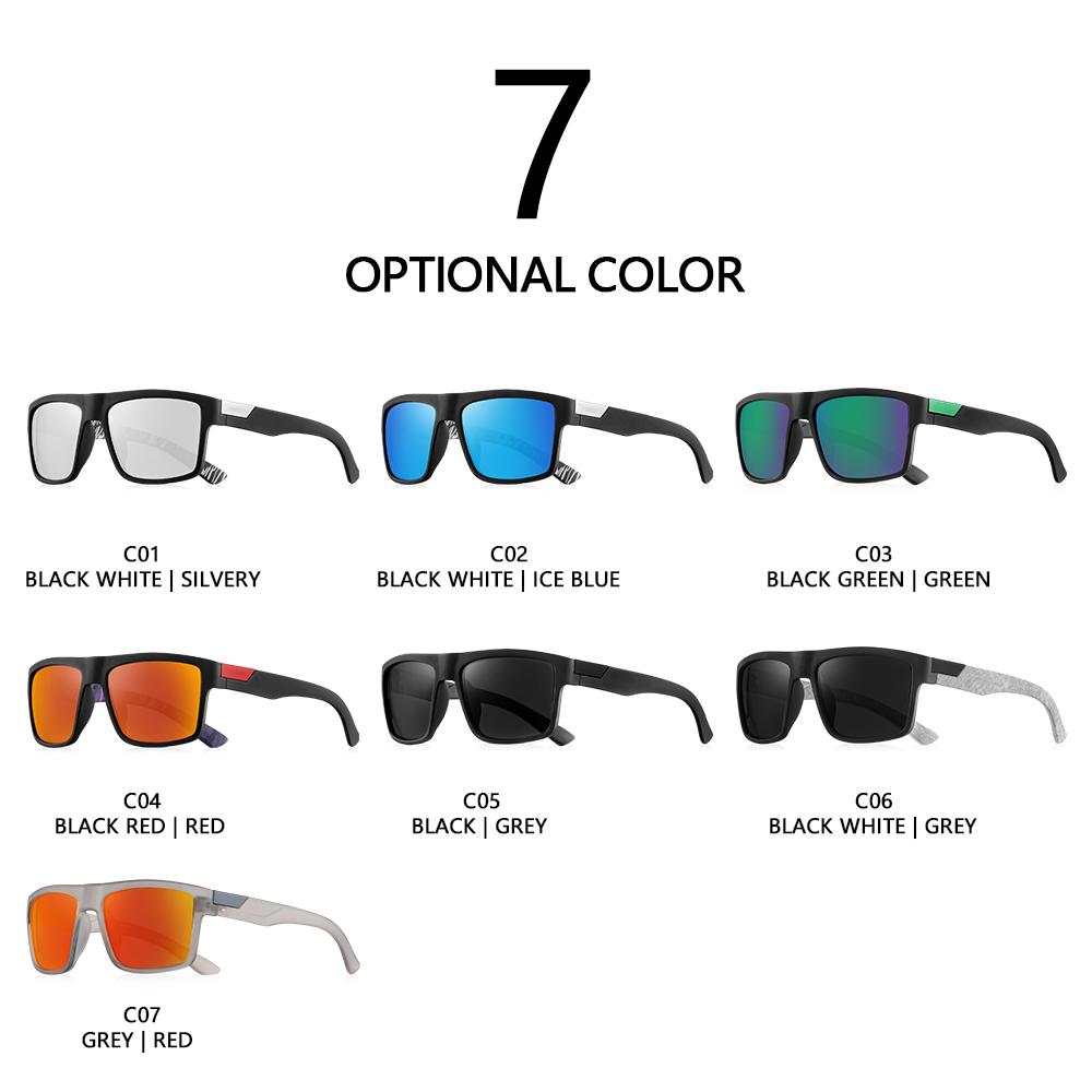 AIMISUV 3Pieces Classical Square Cycling Sunglasses for Men Outdoor Sports Running Driving Sun Glasses Women Goggles UV400