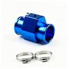 Water Temperature Sensor Adapter Tee Blue Aluminum Alloy 30mm for Car Engine Refitting