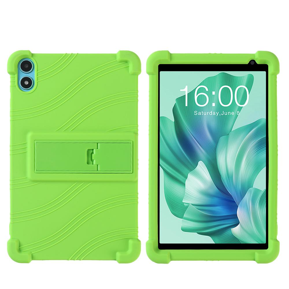 

For Teclast P85T 8.0inch Case Tablet Shockproof Cover Teclast Android 13 Tablet Kids Soft Silicon Stand Protective Shell Teclast P85T зелёный