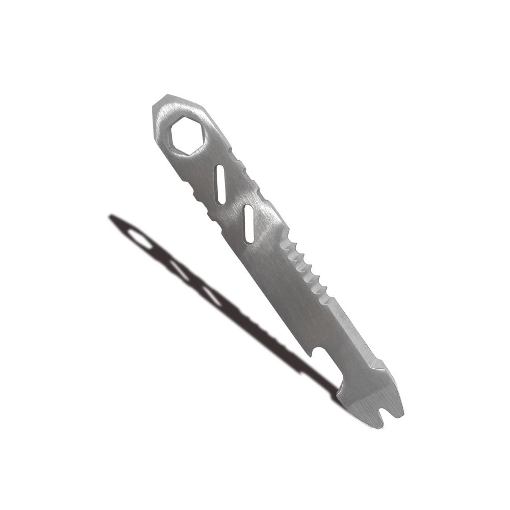 2PCS Stainless Steel EDC Wrench Multifunctional Bottle Opener Wrench Outdoor Gadgets  Bicycle Repair