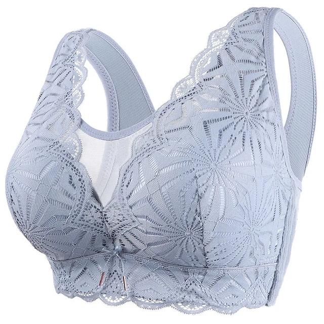 40-50 D E F Thin Sexy Push Up Bra Women Plus Large Big Size Lace Bralette Lingerie Wireless Bra Fashion Underwear Brasieres