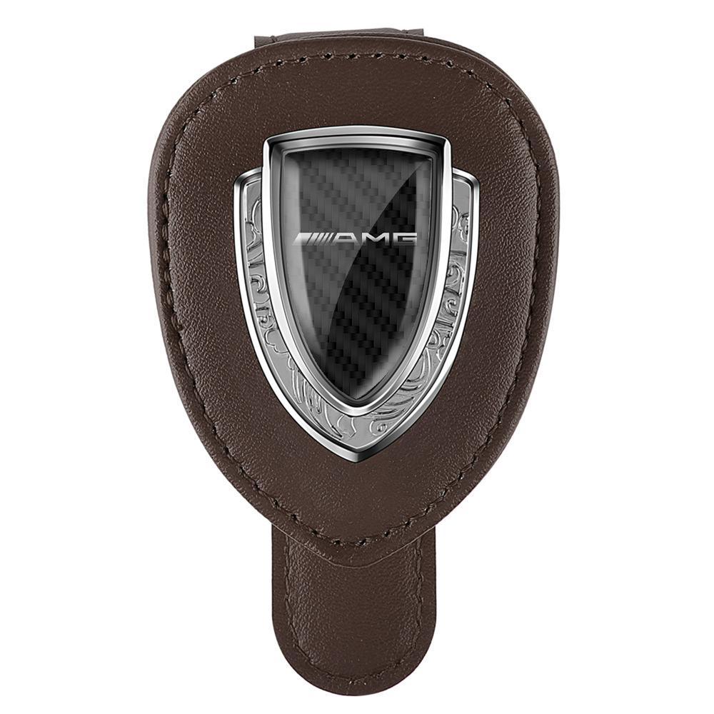 

Car Badges Eyeglass Holder Glasses Storage Clip Sunglasses Bracket For Mercedes Benz W204 W124 W201 W202 W212 W220 GLA CLA AMG