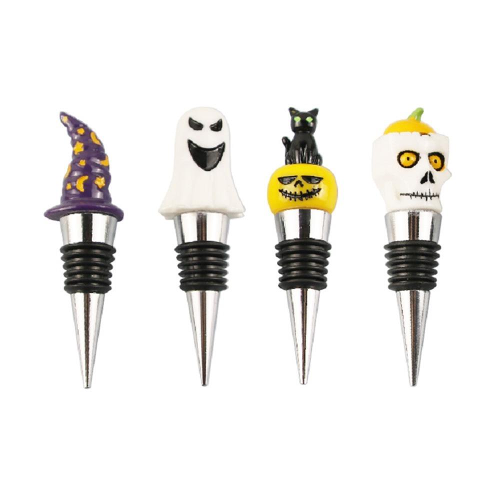 4PCS Colorful Wine Bottle Stopper Reusable Bottle Plug Wine Stopper  Beverage Bottle Wine Bottle