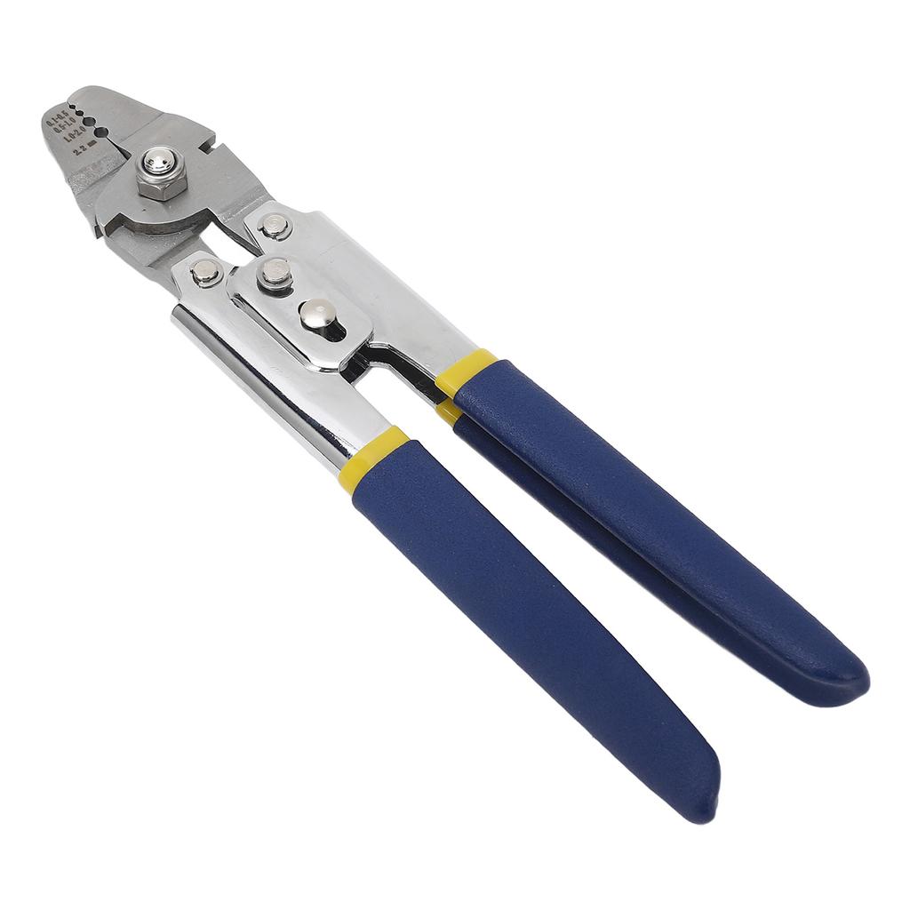 Drahtseil-Crimpwerkzeug, professionelles, effizientes Drahtseil-Crimpwerkzeug aus Edelstahl mit Zwinge für 0,1 bis 2,2 m
