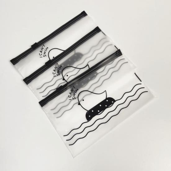 5 Teile/satz mit Reißverschluss PVC Nützliche Cartoon PVC Vogel Unterwäsche Lagerung Beutel Unterwäsche Sortierung Tasche