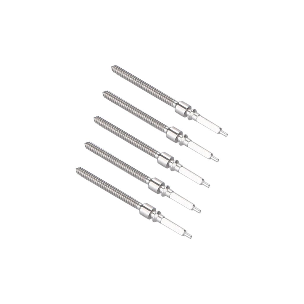 5PCS Steel Winding Stem For ST1902/ST1901 Movement Watch Accessories Repair Parts For Seagull