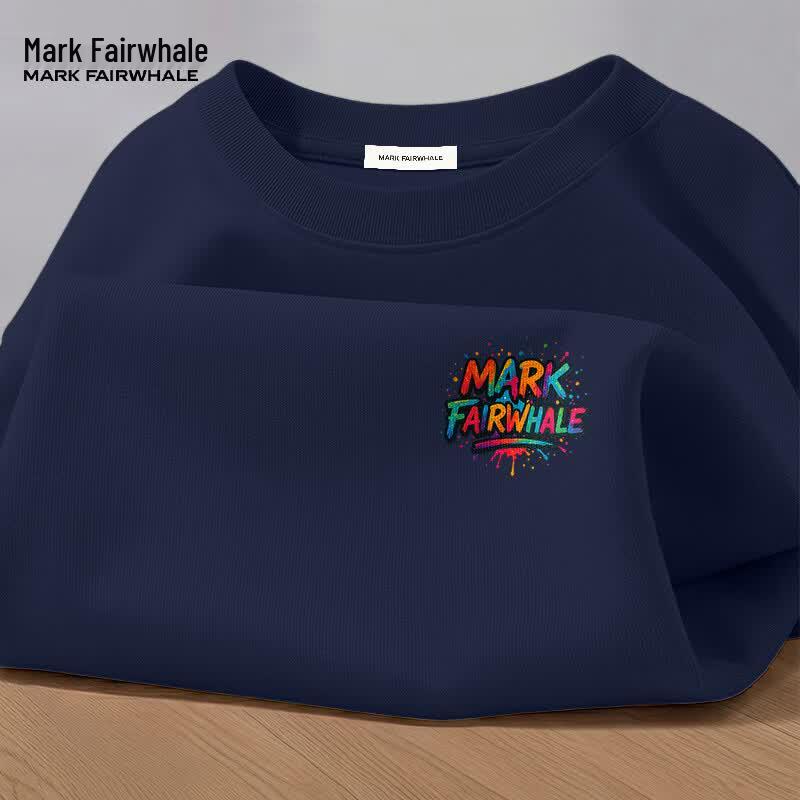 Mark Fairwhale Men s Double Yarn Cotton Short Sleeve T-shirt M