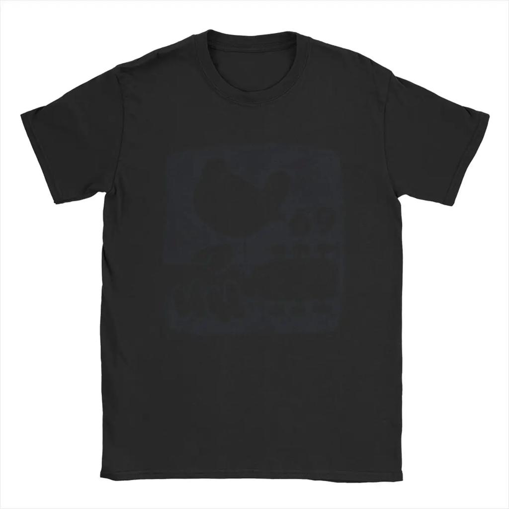 Men T-Shirts Woodstock Summer 69 Awesome 100% Cotton Tees Short Sleeve T Shirt Round Collar Clothing Gift Idea