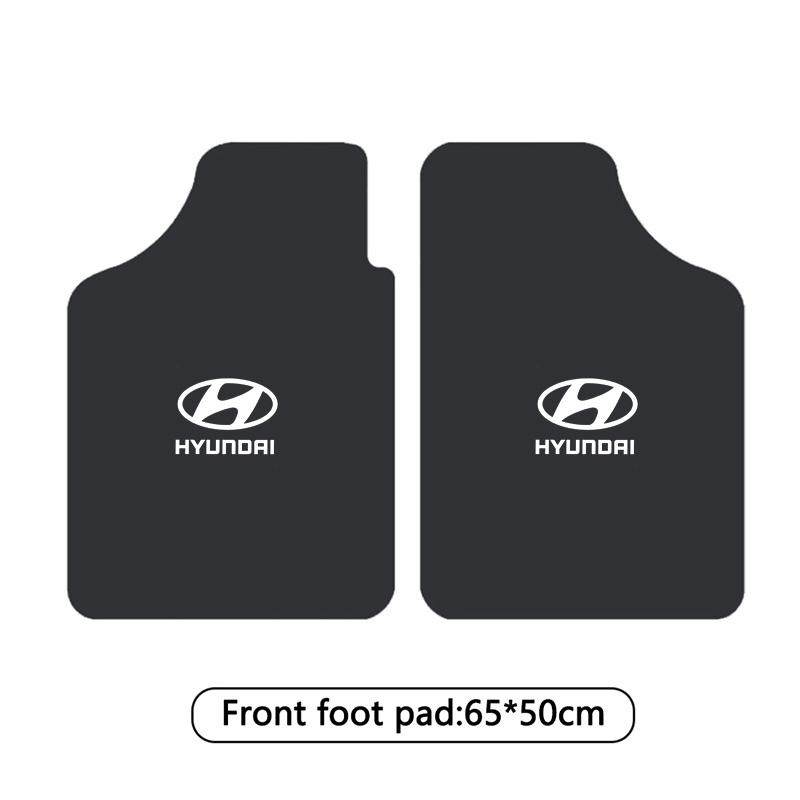 For Hyundai Tucson Accent Elantra Santa fe Sonata I10 I20 I40 2/4pcs Car Floor Mats Universal Auto Foot Pad  Automobile Interior