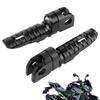 Pair of Front Foot Pegs Aluminum Alloy Pedals Fit for Kawasaki Ninja Z125 PRO Z250 SL Z400 Z900