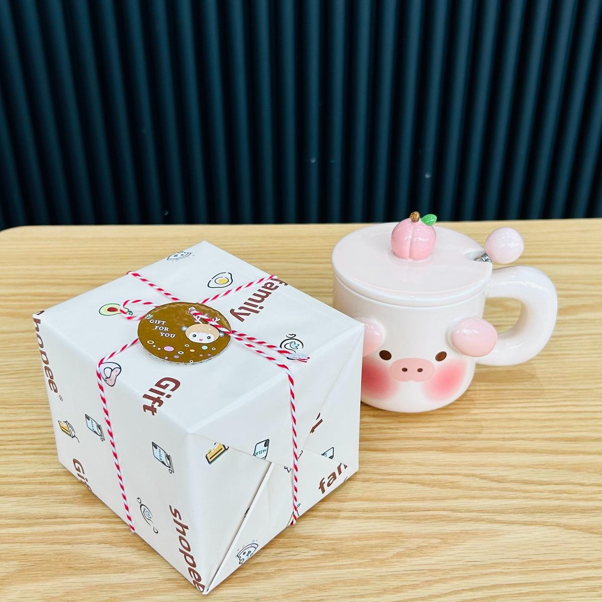 

Рождественский подарок для девочек Рождественская чашка Маленький подарок для лучшей подруги, девушки Практичная чашка для воды Креативная подарочная коробка Кружка 480ml