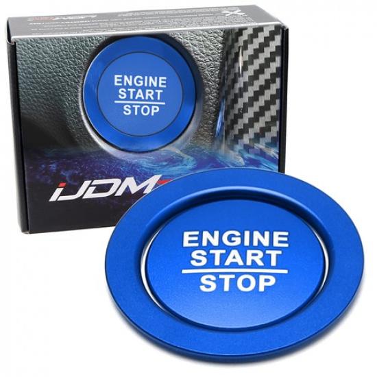 

Sports Blue Engine Push Start Button w/Surround Ring For 16+ Gen10 Gen11 Civic