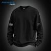 Jeanswest Men's American-Style Loose Fit Crewneck Sweatshirt