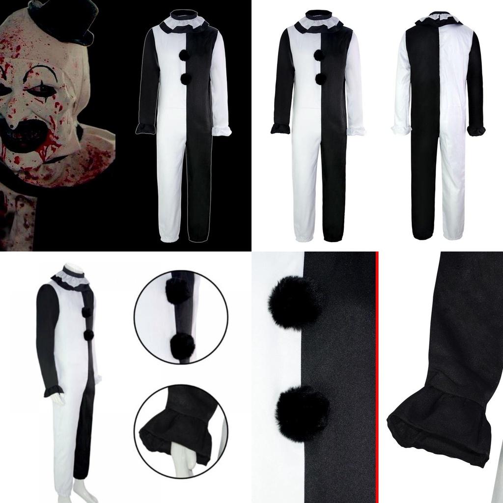 Blood-soaked Halloween Terrifier Cosplay Clown Costume Comfortable And Durable