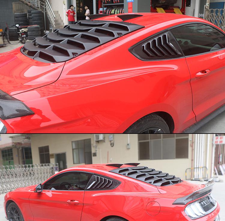 15-23 Mustang MMD Rear Window Louvers Air Deflector Sunshade