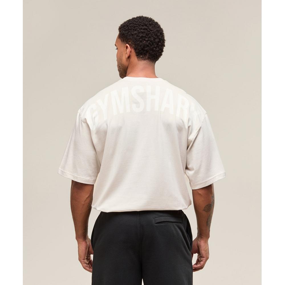 

Gymshark Футболка Power OaT White A2C9E WC1V