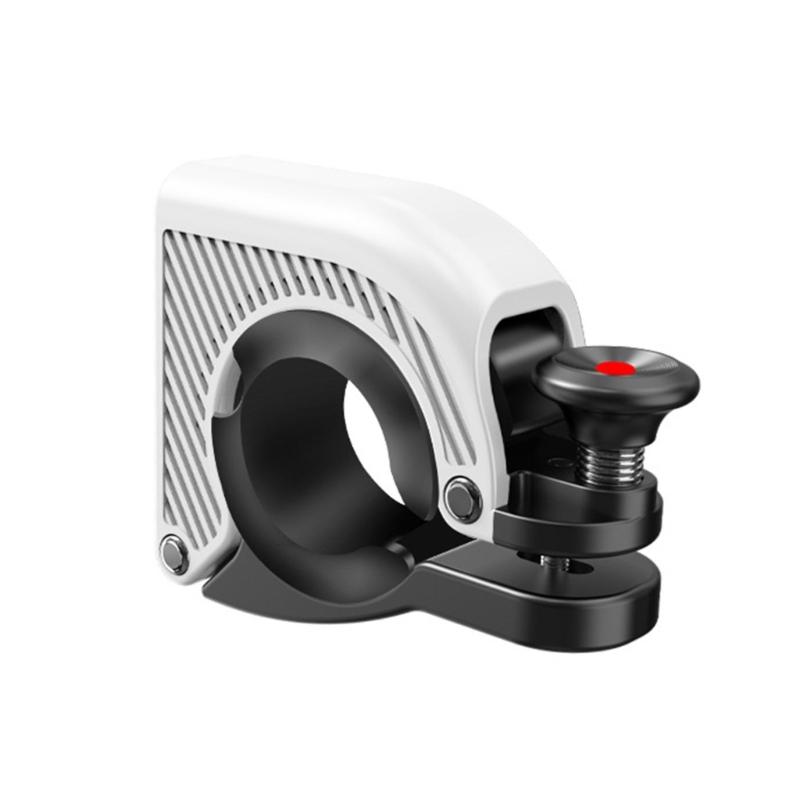 Regulable Sound Level Bike Horn Waterproofed Electric Bicycles Bells for Enhancing Cycling Safety белый