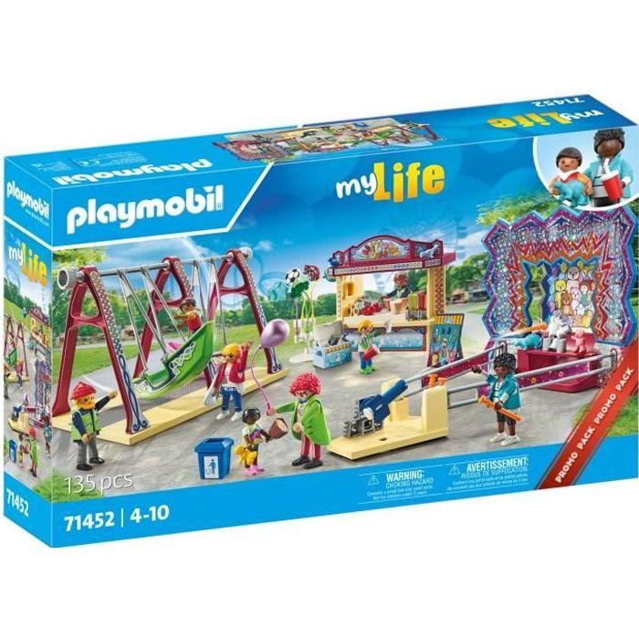 PLAYMOBIL 71452 Parc d'attraction, My Life, 135 pièces, Dès 4 ans