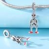 Copper Cool Skeleton Charms Beads Pendant For Jewelry Making For Original Fine Bracelet Necklaces Diy Accessory