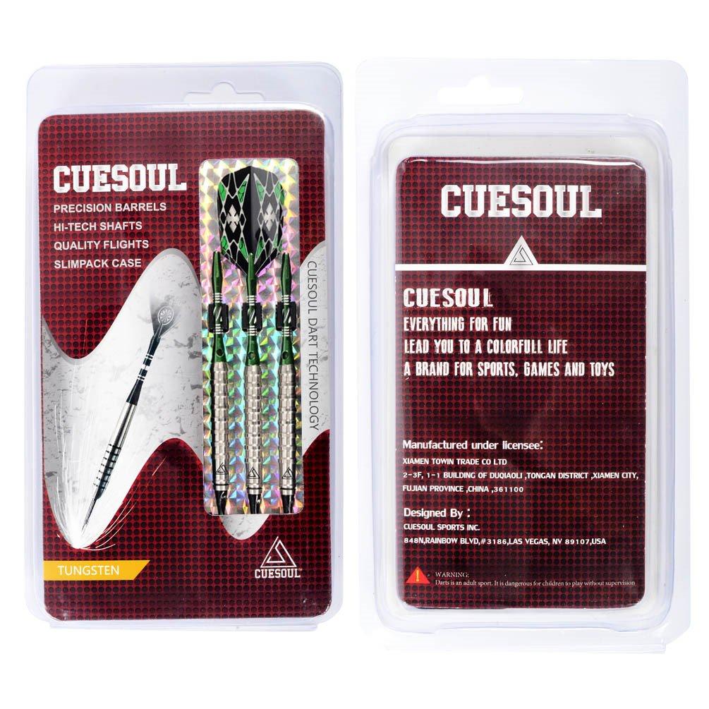 CUESOUL Tungsten Soft Tip Darts Precision Barrel - 16.05g (85% Tungsten)