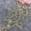 Three-Dimensional Rose Dipped Flower Embroidered Lace Collar Imitation Pearl Diy Pair Flower Lace Lace Dress Accessories