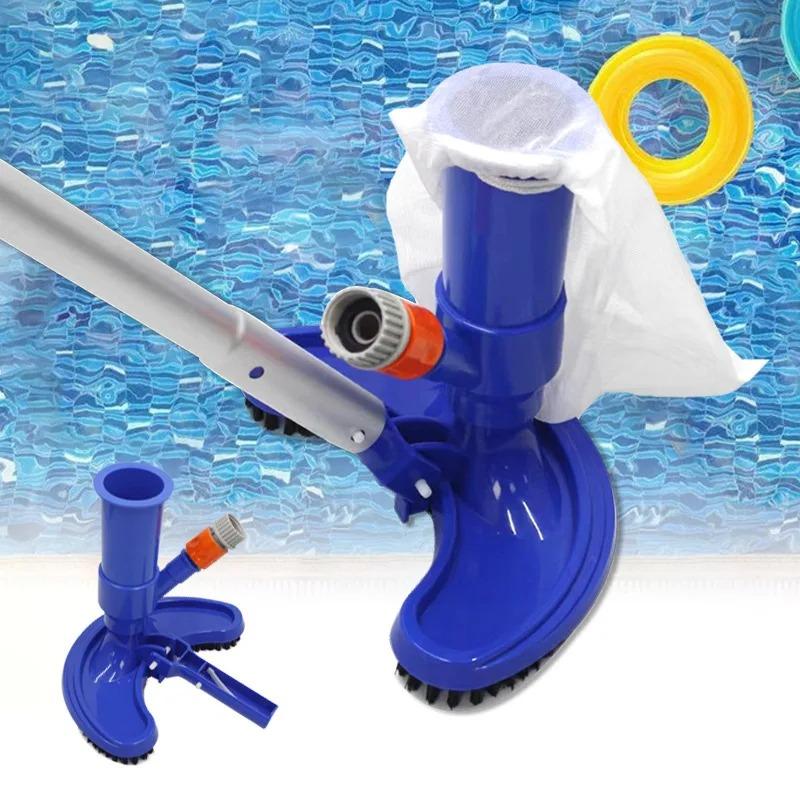 Portable Underwater Vacuum Pool Cleaner Manual Cleaning Tool for Inground Above Ground Swimming Pool Maintenance Equipment Use