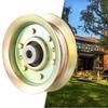 For Craftsman Mower Idler Pulley Compatible with 42 Deck 3 7/8 Diameter 1 1/4 Overall Height 3/8 Mounting Hole