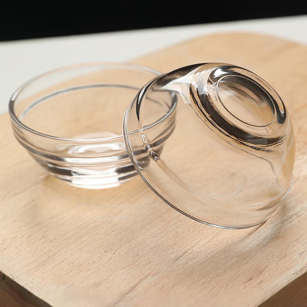 Bozai Cake Bowl Glass BPA Free Lead-Free Clear Pudding Bowls For Home Use