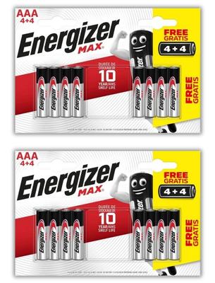 16X Bateria Alkaliczna Energizer Max Aaa Rl03 E92