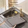Houndstooth Foldable Storage Box with Lid - Moisture-Proof Organizer for Clothes, Duvets, and Toys
