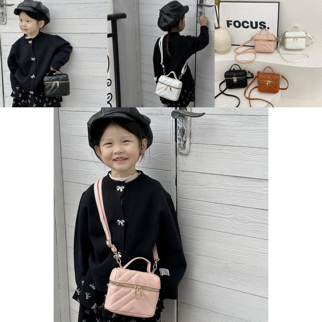 Stylish Korean Minimalist Princess Single Shoulder Bag For Kids In Trendy Colors