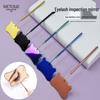 Stainless Steel Cross-Mirror for Makeup and Eyelash Inspection, Ideal for Grafting and Blooming.