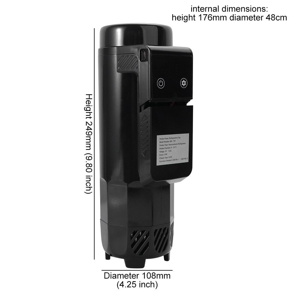 Compact Portable Refrigerator Insulated Insulin Cooling Bottle Insulin Cooler Travel Cup Car Use